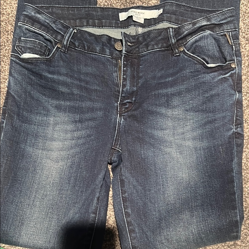 Vero Moda Dark Blue Skinny Jeans